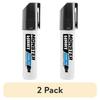 2 Pack Chisel Tip Permanent Marker Wood Metal Concrete Heavy Duty Clog Resistant Secure Locking Cap Multi Surface Marking