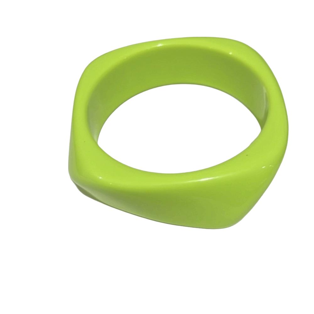 Bracciale Bangle Acrilico Colorato Boemo Stile Europeo Americano Anello a Mano Trasparente Ragazze