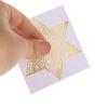 Pattern Gold Color Metal Copper Sticker Energy Sticker Sacred Geometric Sticker for Making Mould