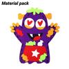 Interaktive Halloween-Marionette Für Kinder Vliesstoff Materialpackung Zum Basteln von Spielzeug