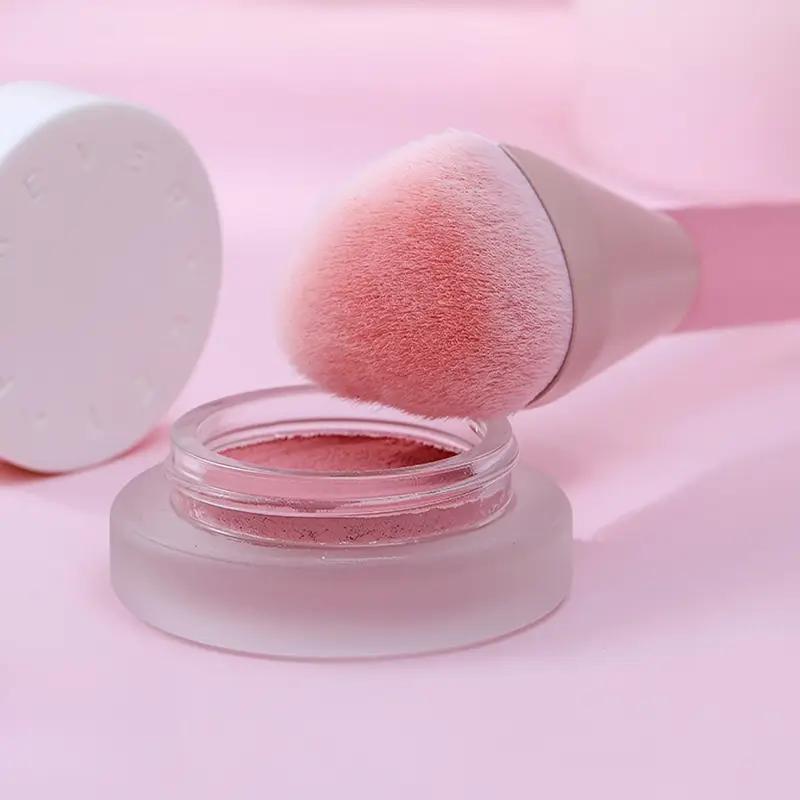 New 1PCS Traceless Foundation Brush Heart Shape Makeup Brush Professional Makeup Artist Beauty Tool