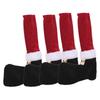 4 Stück Elastikband Design Weihnachtsmann Tischbeinbezug Universal DIY Tischfuß Socken Langer Stoff Weihnachts Stuhlfußbezug