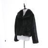 Youthful Mink Fur Coat: Short Style with Fur Collar, European & American Fashion, Women's Warm Outerwear.