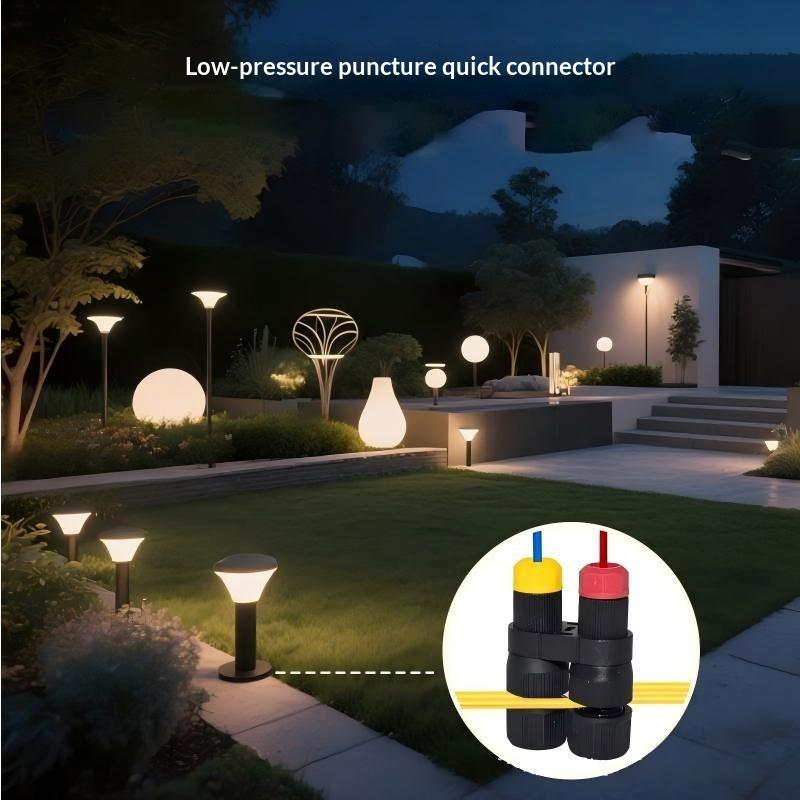 Waterproof Low Voltage Twist Wire Connector DC 12/24V for Garden Decor Landscape Lighting Wiring