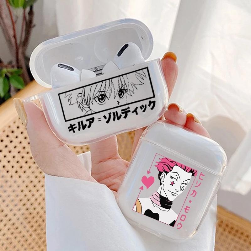 Hunter x Hunter HXH Anime Hunter X hunter 3 Air pod Hoesje voor Airpods 2 1 Hoesjes Voor Air pod pro Doorzichtig Schattig Zacht transparant Coque