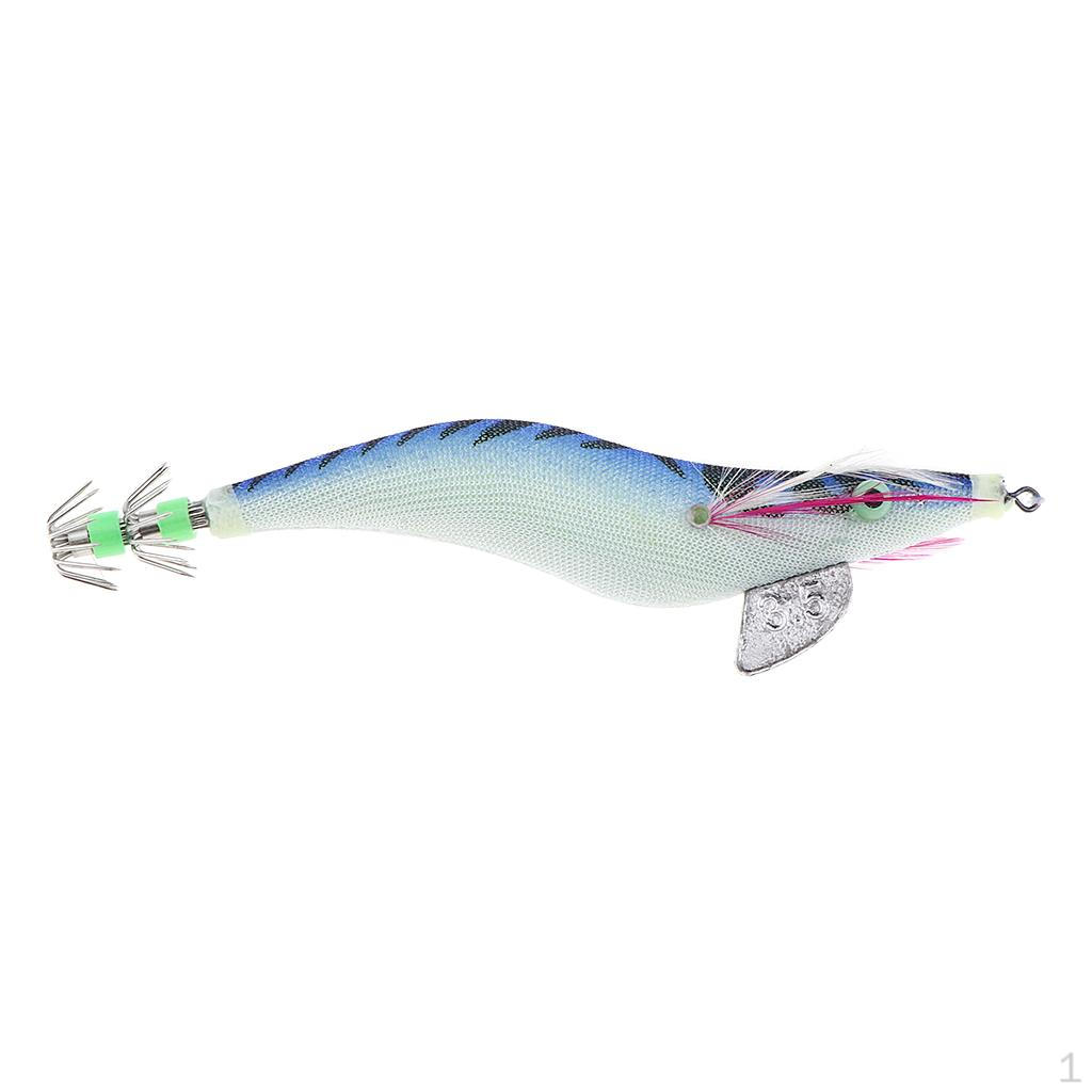 3.5# Squid Jigs Luminous Fishing Artificial Baits A