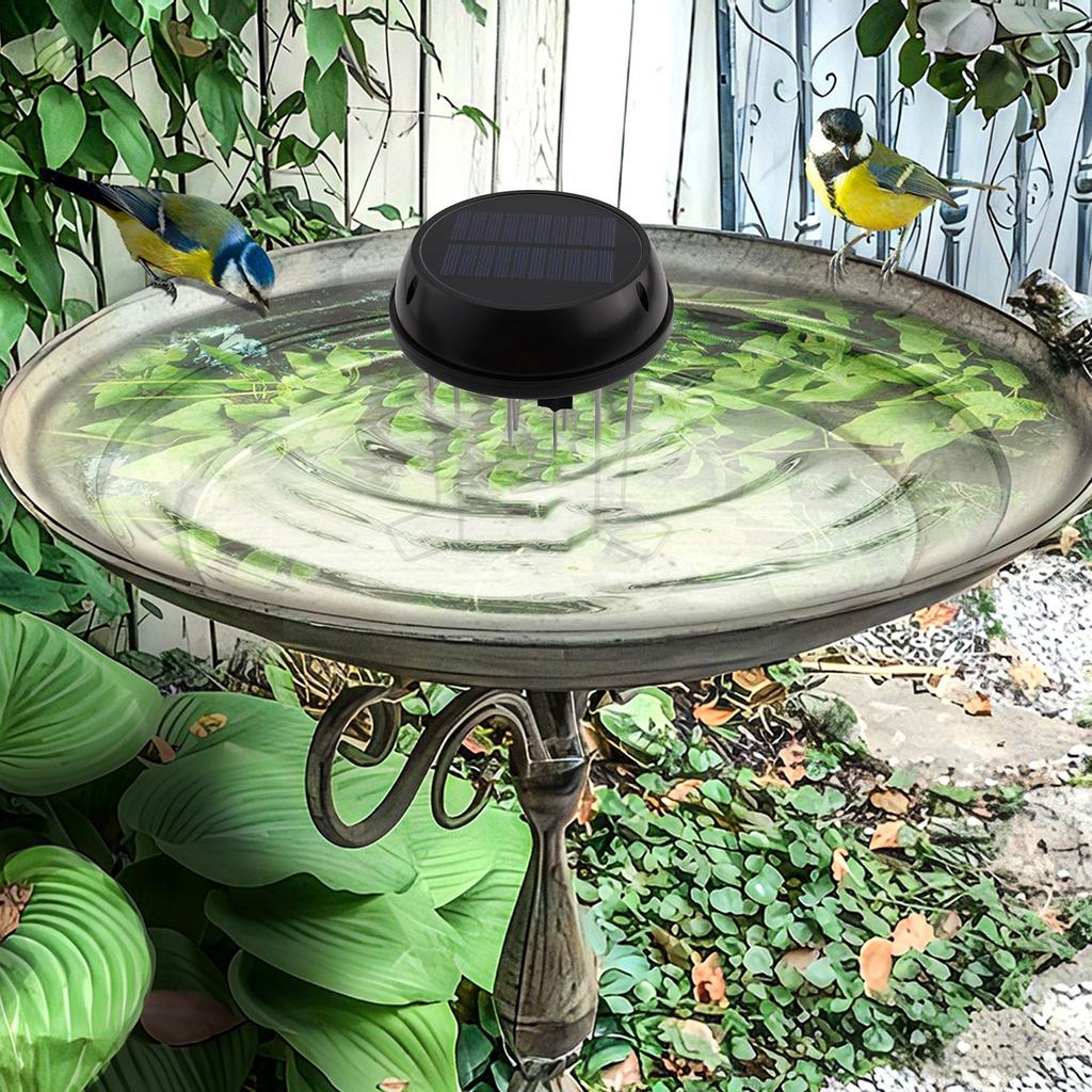 Garden Water Agitator Garden Pond Agitator Wildlife Attraction Solar Powered Easy Maintenance For Bird Feeding Pots