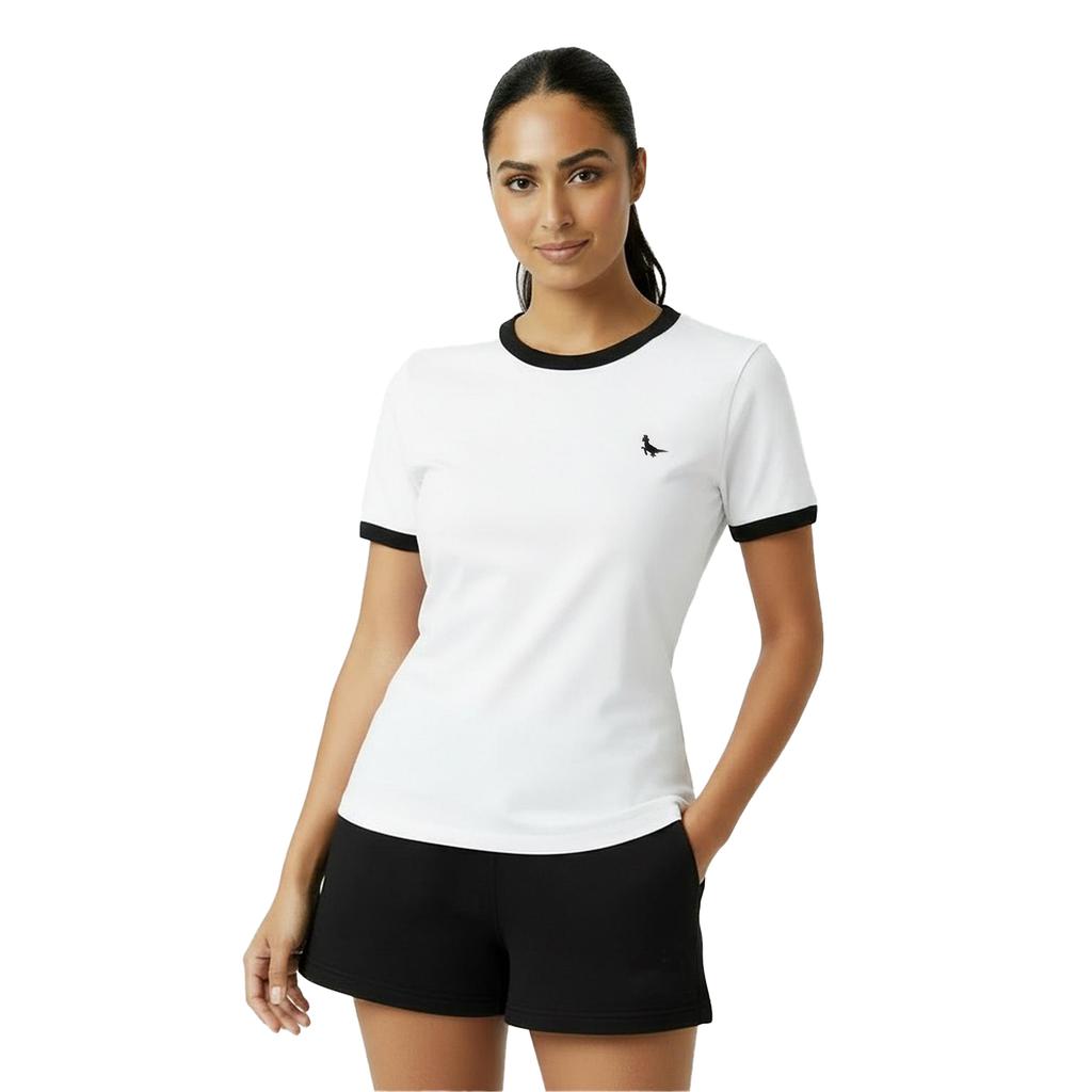 Jack Wills Womens/Ladies Trinkey Ringer T-Shirt