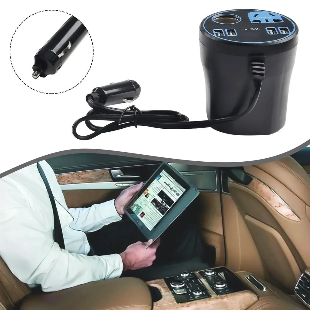 Computers DC V USB Output Car Power Inverter Socket USB Cable Length Chargeable Usage Large Capacity Output Power