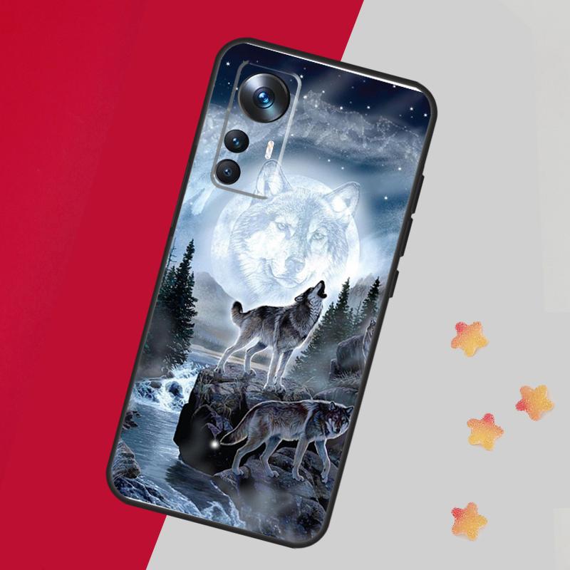 Wolf Case For Xiaomi 14T Pro 11T 12T 13T 13 14 15 Ultra Cover For POCO F7 F6 F5 X3 X5 X6 X7 Pro