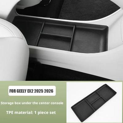 Center Console Lower Storage Box High Capacity Anti Slip Organizer Tray Auto Interior Accessories For Geely EX2 Geome 2026 2026