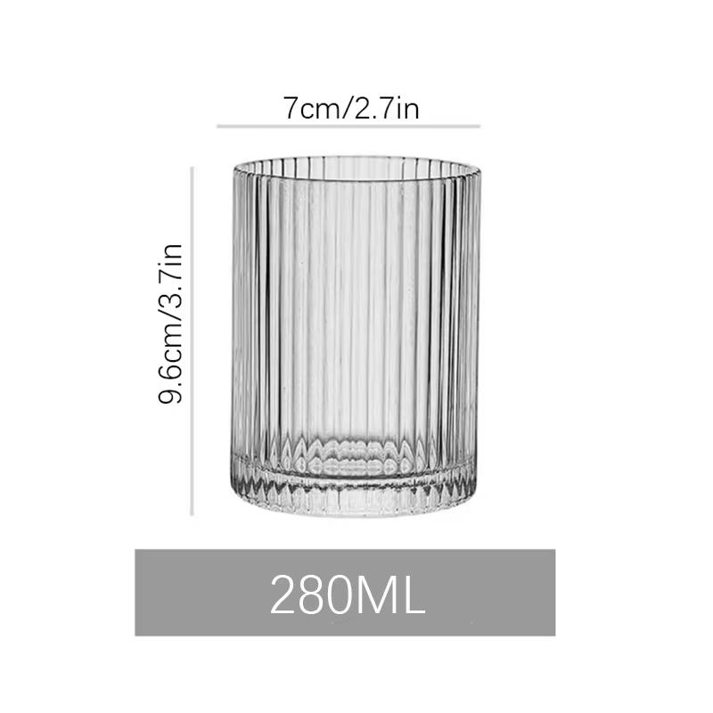 

Бегония резное стекло простое ледяное американский латте кофейная чашка чашка для молочного напитка бытовая чашка для воды подходит для ресторанов и кофе 280-450ml
