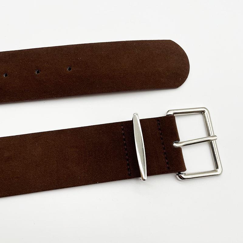 

Vintage Suede Belts Ladies Fashion Gold Alloy Waist Buckle Dress Accessories Elegant Jeans Decorative A10
