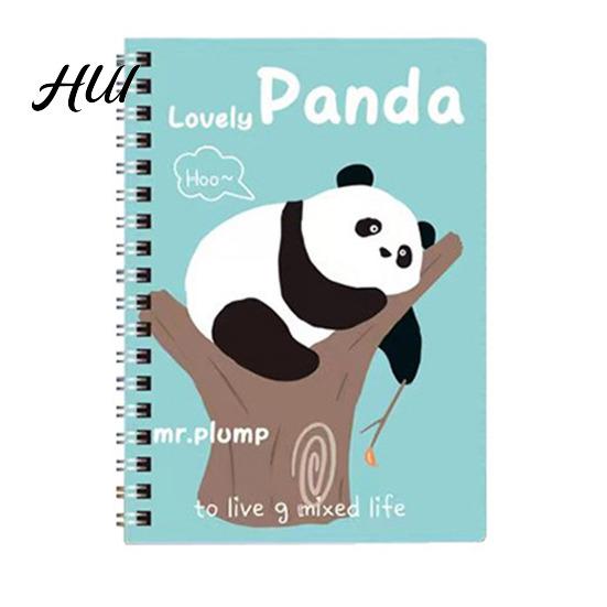 Lightweight Notebook For School Cute A5 Spiral Notebooks, Kawaii Animal Journals, 8.15" x 5.51" Lined Compact Writing Paper Notebook, 60 Sheet Journal
