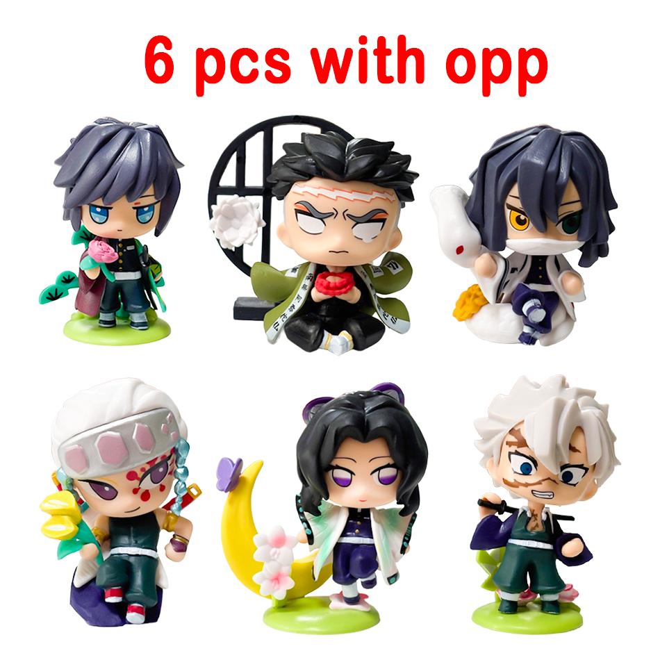 Demon Slayer Tanjiro Kamado Nezuko Anime Zeichentrickfigur Blindbox Kreative Personalisierte Statue Modell Ornament Überraschungsgeschenkbox