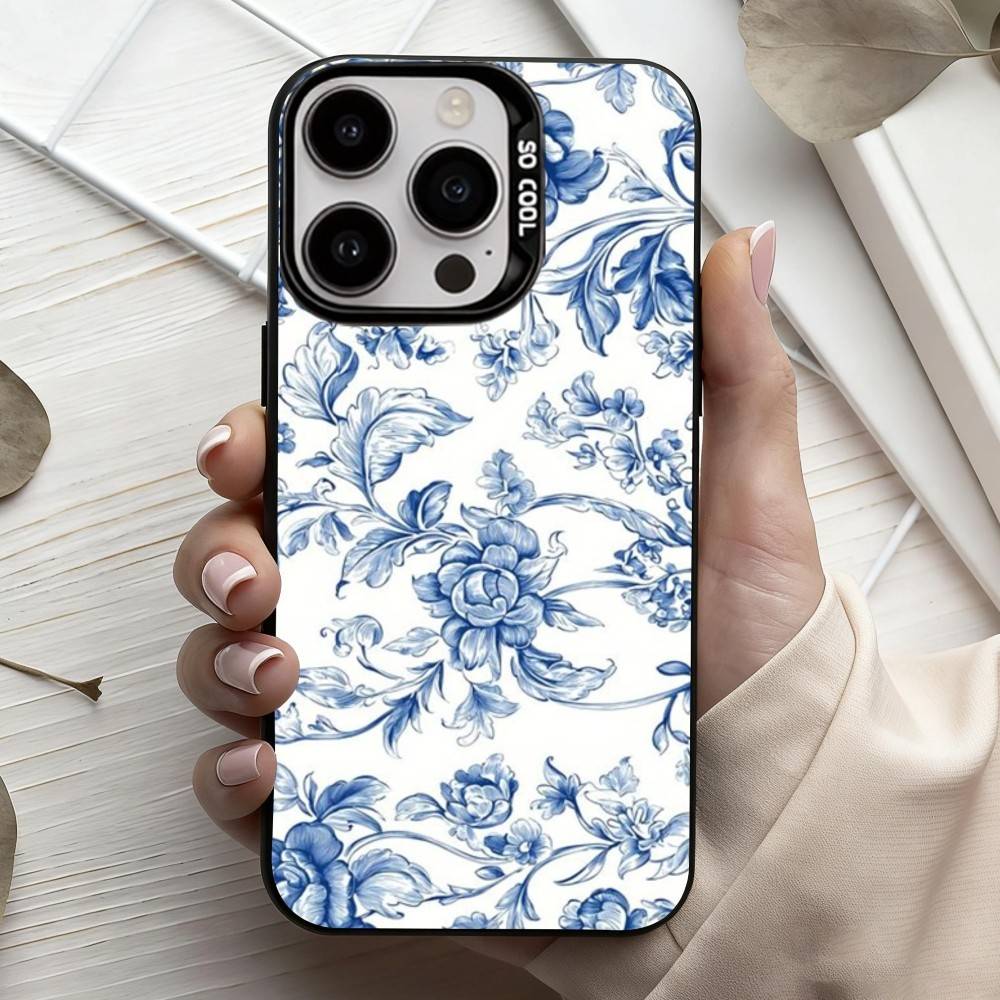 B-blue and W-white china Phone Case For iPhone17,16,15,14,13,12,11 Plus,Pro Max Black Candy silver phone case