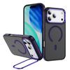 Applicable apple 16/15/14 pm mobile phone case magnetic suction hardware lens frame bracket skin feeling iphone17 mobile phone case
