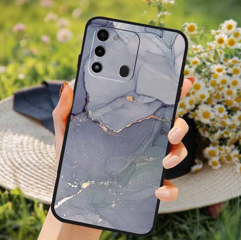 For Tecno Spark GO 2022 Case 2024 Cat Cartoon Soft TPU Silicone Phone Case For Tecno Spark 8C Cover Protective Spark8C KG5k KG5j