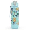 1PC Jesus The Lion Tells Me So Quote Print 750ml Color Plastic Sports Water Bottle Leakproof Flip Straw Lid Suitable for Sports Office Home Use