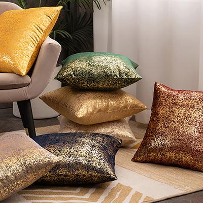 45*45 Bronzing Nordic Throw Cushion Cover Living Room Decoration Sofa Cushion Cover Pillowcase Car Home Decor Pillow Case