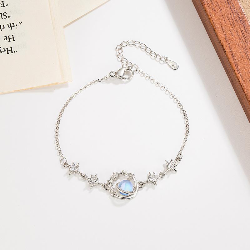 Fashion Temperament Planet shape Bracelet Women's Niche Design Student Girlfriend Versatile Hand Jewelry
