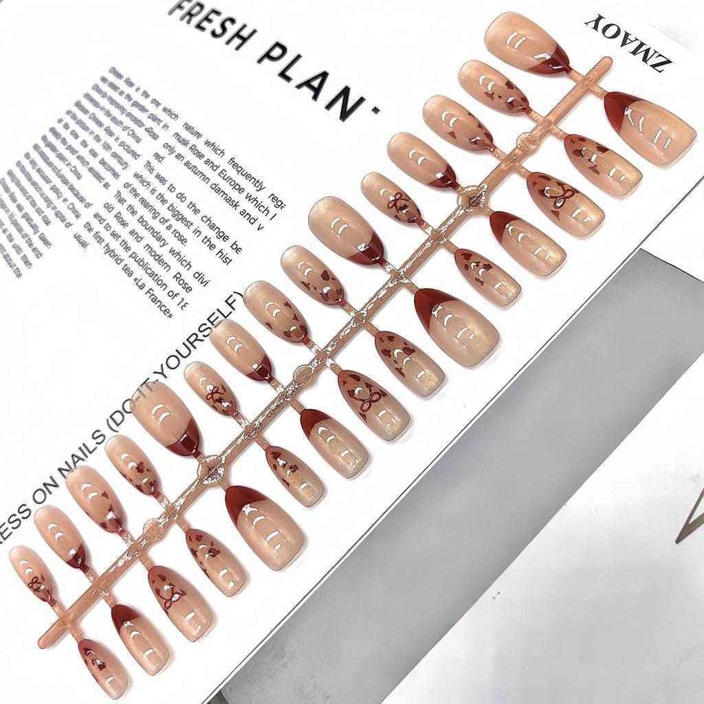 Cartoon Multi-Pattern High-Quality Wearable Nail Tips for Professional & Commute Style Manicure