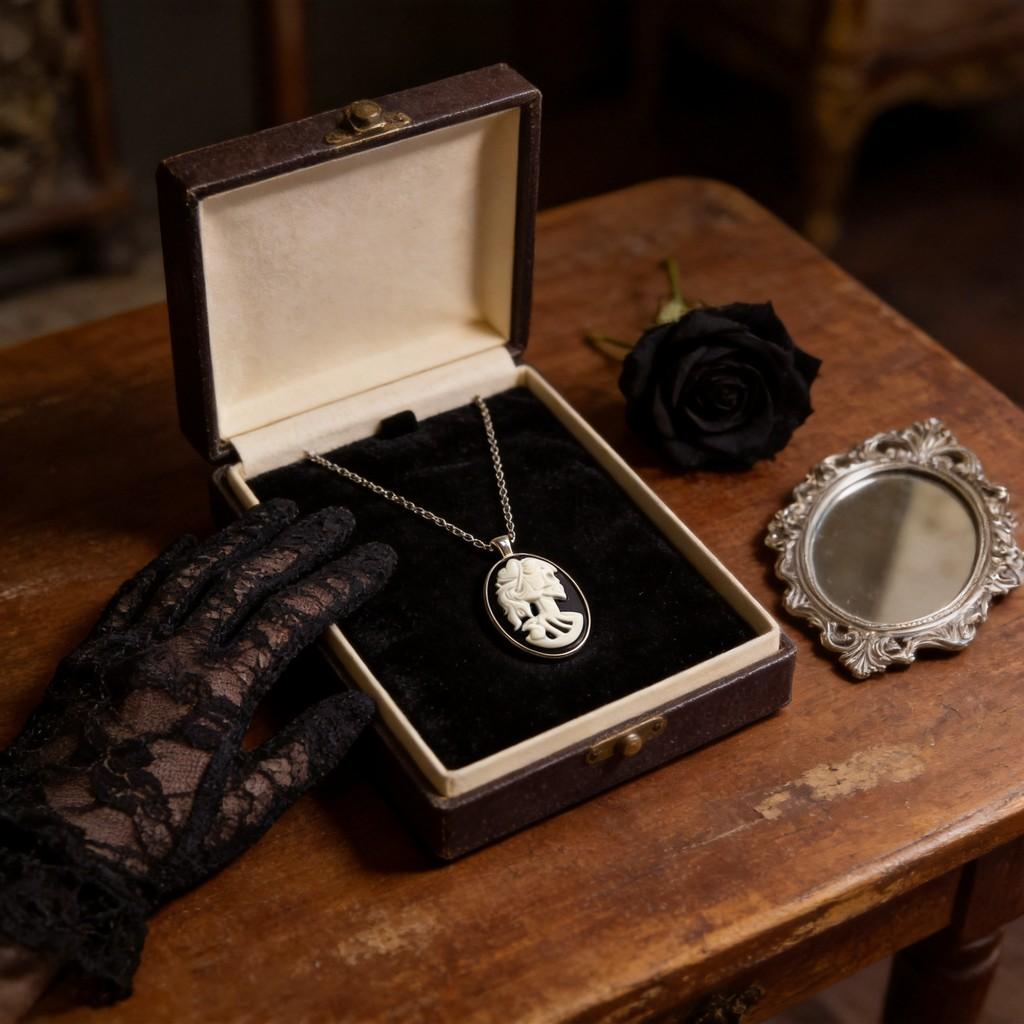 Punk Gothic Skeleton Pendant Necklace With Alloy Geometric Design For Women