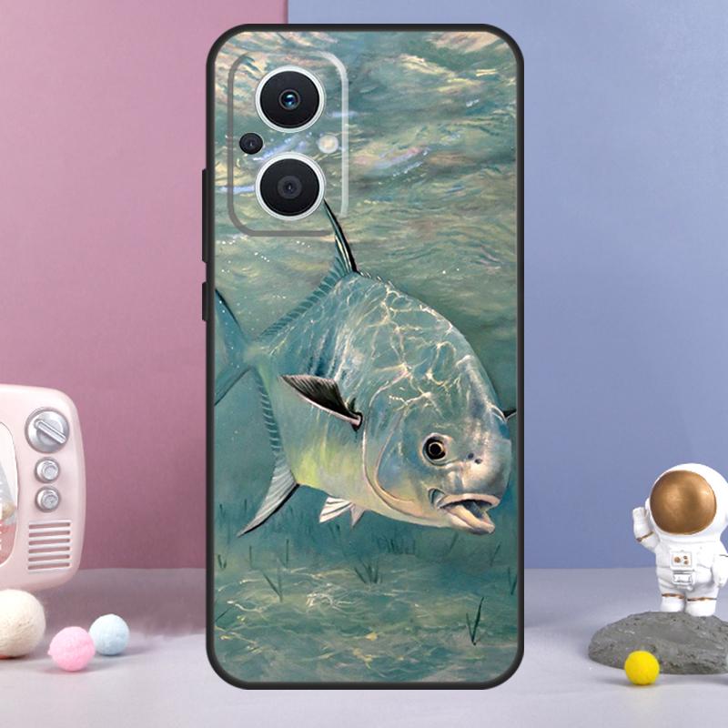 Fish Fishing Funda For OPPO Reno 12 F 11F 13F 14F 10 11 13 14 Pro 7 8 Lite OPPO Find X9 X6 X5 X8 Pro Case