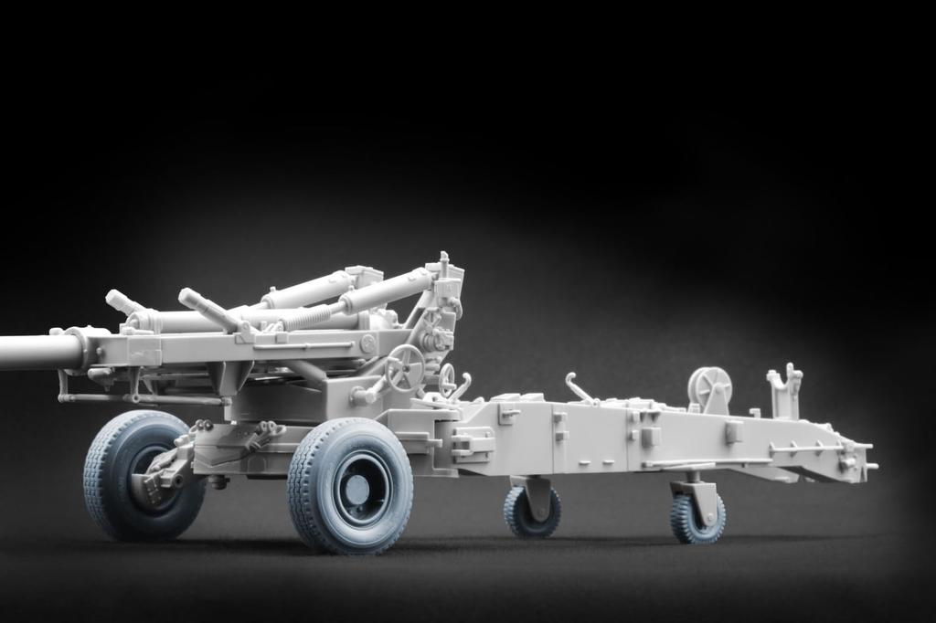 M198 155mm Howitzer Wheel Set X 1 Set Each Plastic Model Parts SCXWM35038C Scale-X 1/35 (Unloaded, Self-Weight Deformed) (For Trumpeter) (Cannon)