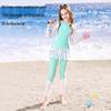 Disney Kids' Long Sleeve Split Swimsuit