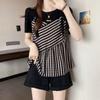 Basic T Shirt Women Summer Loose Fit Polyester Soft Casual Wear For Commuting