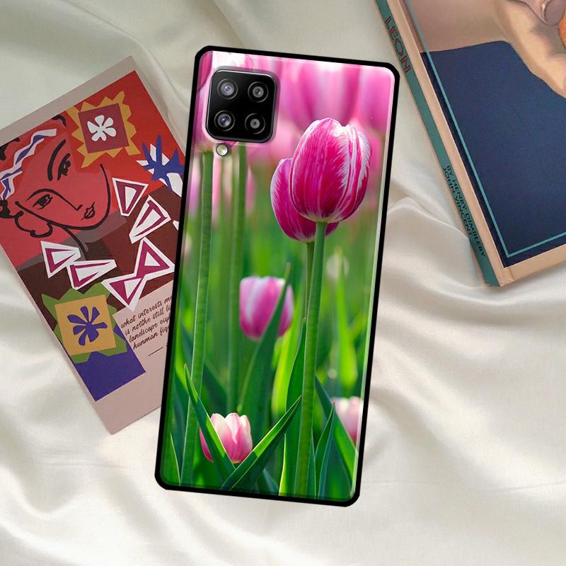 Tulips Flower Case For Samsung Galaxy A56 A36 A06 A13 A53 A32 A12 A22 A52 A35 A26 A16 A55 A15 A54 A34 A14
