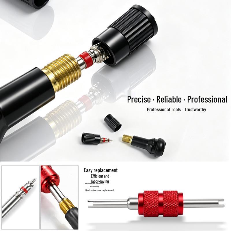 Tire Valve Stem & Core Installation and Repair Tool Kit