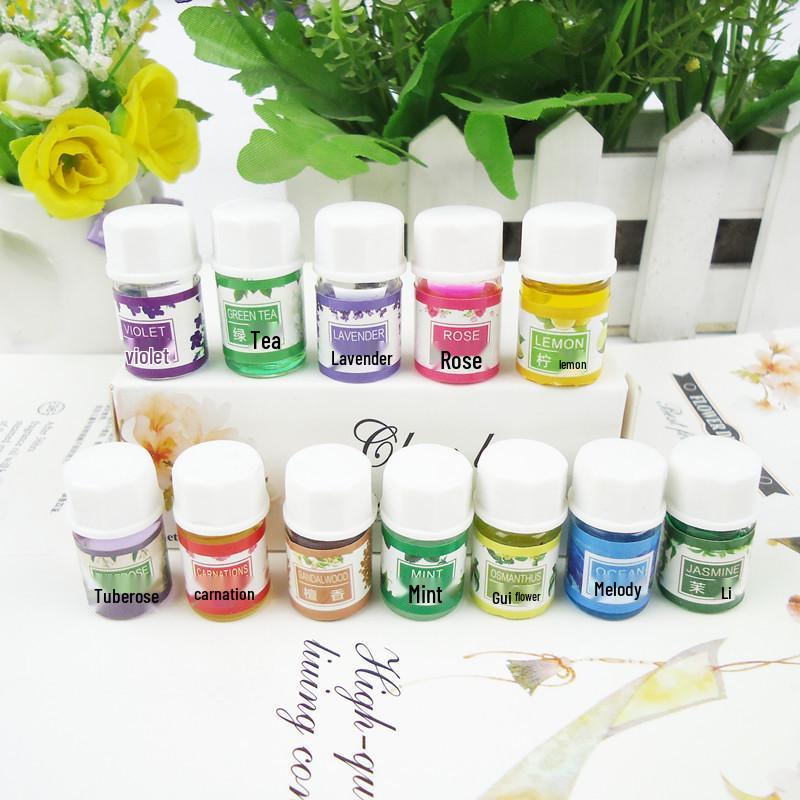 3ml Aromatherapy Humidifier Lamp with Plant-Based Color & Essential Oil Incense Burner