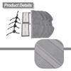 Side Brush Filter Mop Cloth Kit Plastic/ Nylon/ Microfiber/ Filter Paper For Eu-fy X8 Pro Serie X8 Pro SES Vacuum Cleaner