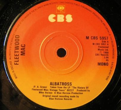 

7inch Record FLEETWOOD MAC - Albatross MCBS5957 CBS 1978 UK Rock Used