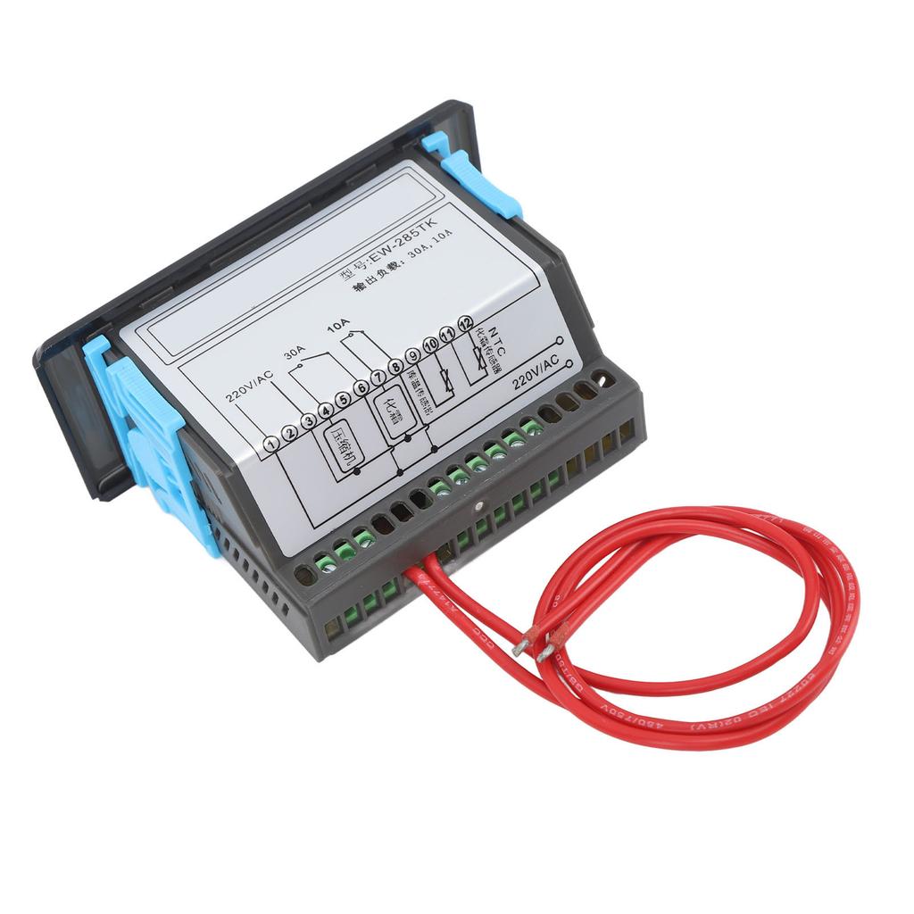 Touch Smart Thermostat Dual Display Digital Refrigeration Defrost Temperature Controller AC220V