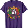 Cinco De Mayo Sombrero Cactus Graphic Tee Breathable Casual Cotton TShirt for Men and Women