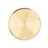 Queen-b Gold Round Tray, Multifunctional Stainless Steel Plate for Small Item Storage, Perfume, Accessories, and Home Decor (20cm Diameter)