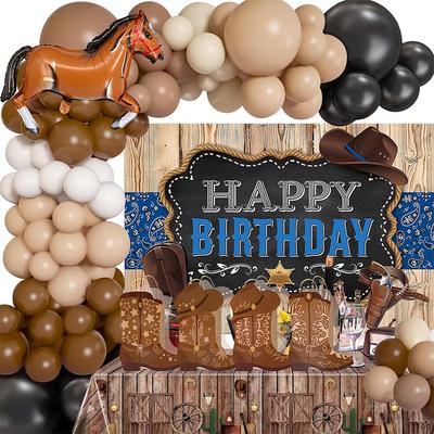 16PCs Gift Packaging Bags Rodeo Theme Party Mixed Colors Western-Themed Designs Favor Bags Wild West Decorations