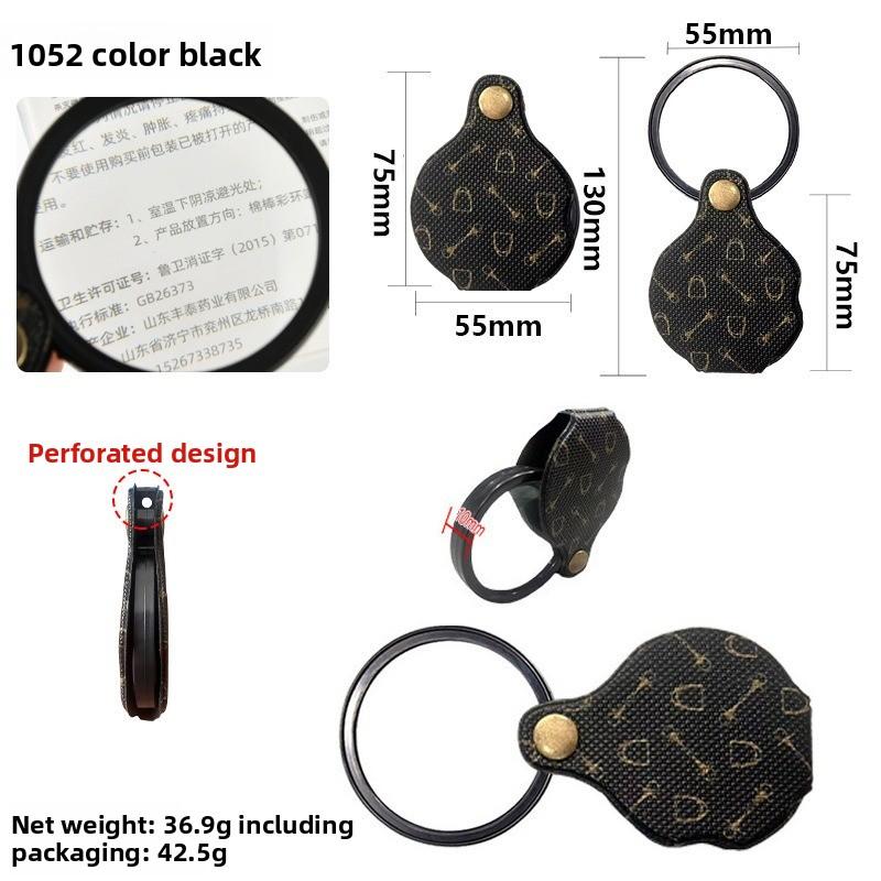 Карманная складная лупа 10X/20X для изучения растений / животных / коллекционирования монет / ремонта с защитным чехлом 1052 10X