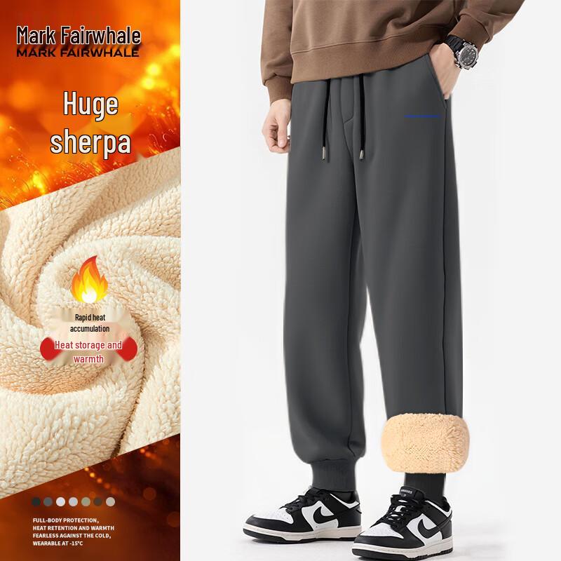 

Mark Fairwhale Men s Heavyweight Fleece-Lined Joggers 3XL