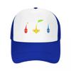 Pikmin Characters Cap Fashion Casual Mesh Baseball Caps Adjustable Hat Hip Hop Summer Unisex Baseball Hats Polychromatic