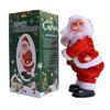 Santa Claus Electric Climbing Ladder Toy - Christmas Gift Beads for Chimney and Tree Decoration.