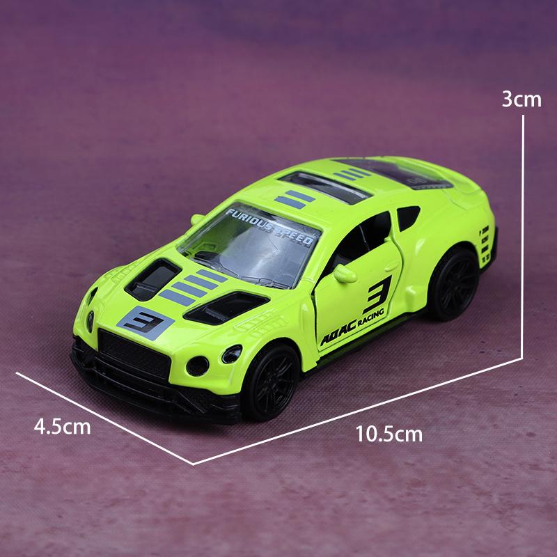 (Bagged) 1:43 Scale Racing Car Models, Children's Toys, Super Cool Color Combinations