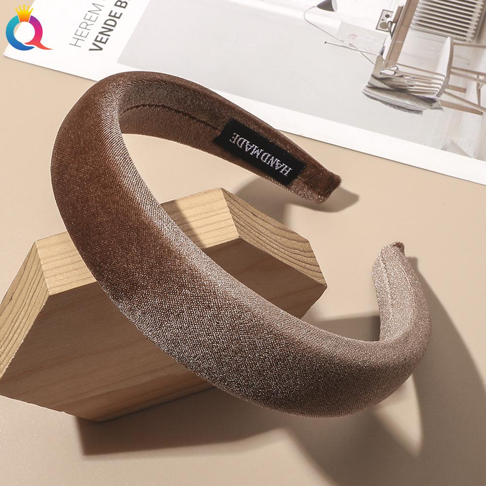 

Винтажный бархатный ободок для волос черный бежевый винный синий зеленый губка обруч для волос корейские женщины элегантные аксессуары для волос