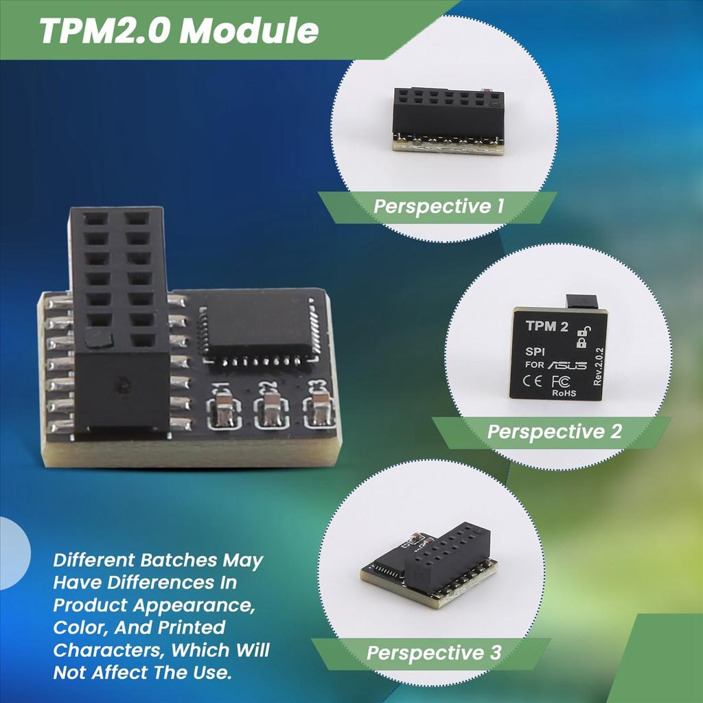 TPM Security Module TPM2.0 for TPM SPI Parallel Trusted Platform Module Multi-Function Portable Module