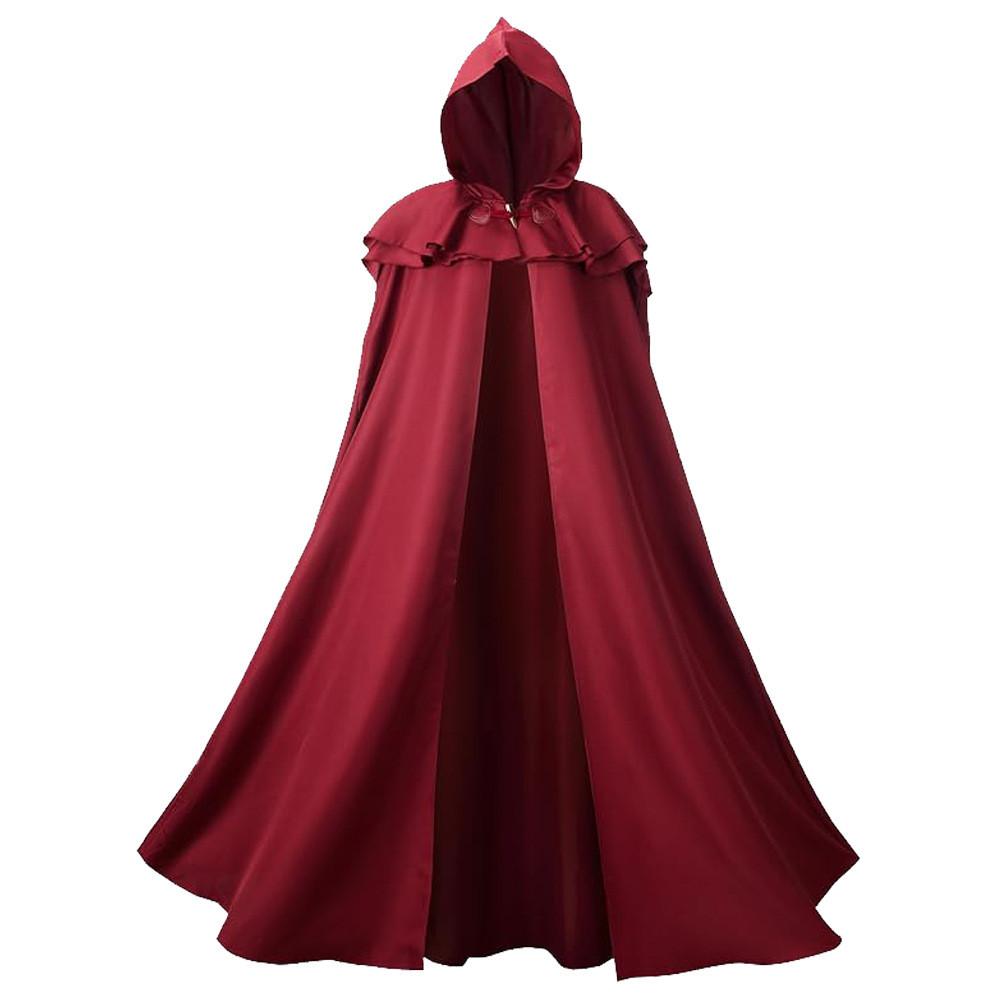 Capa de Cavaleiro Medieval com Tecido de Poliéster para Fantasias de Cosplay e Halloween para Adultos