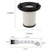 2/4Pcs Hepa Filter Set For WHALL EV-691 Cordless Vacuum Cleaner Hepa Filter Replacement Cleaning Brush Vacuum Cleaner Accessorie