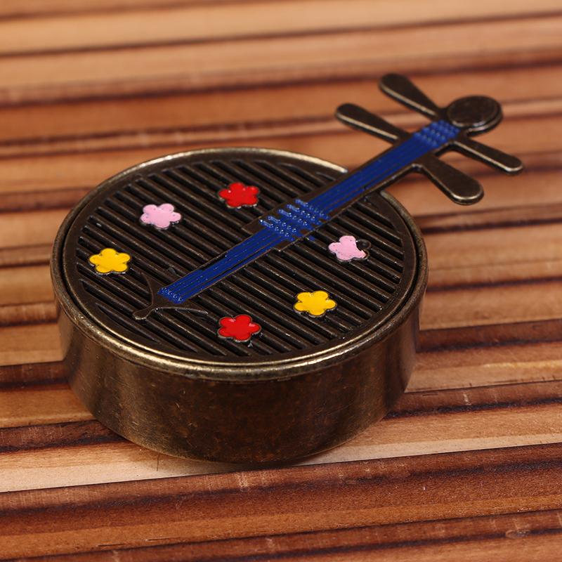 Antiker Taschen-Räuchergefäß, hohles Räuchergefäß, Mini-Ornamente, chinesischer antiker Teetisch-Dekor, Innen- und Heimbüro-Dekoration